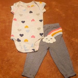 ❤ Heart & 🌈 Rainbows Outfit
